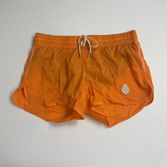 Stio Pants - Stio Women's Athletic Shorts Medium Orange Running Short Trail Gym
